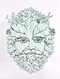 green man - birdtrash