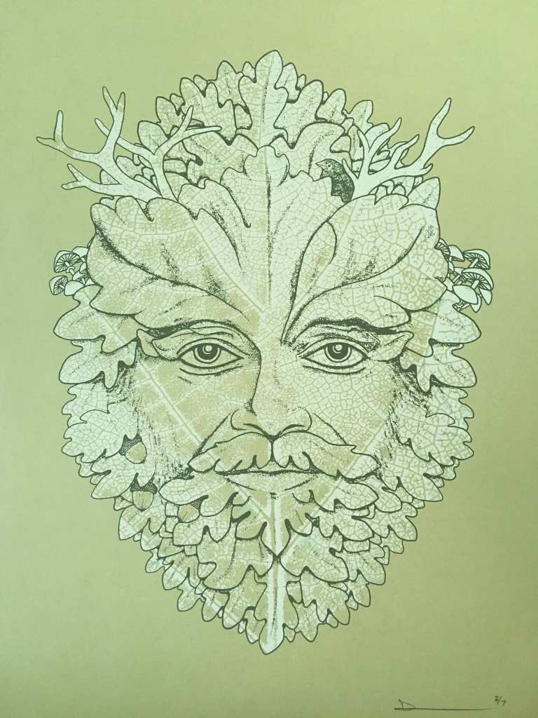 green man - birdtrash