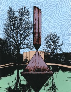 broken obelisk - birdtrash