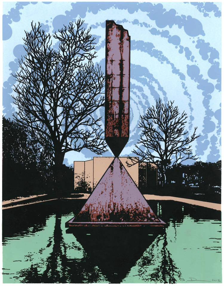 broken obelisk - birdtrash