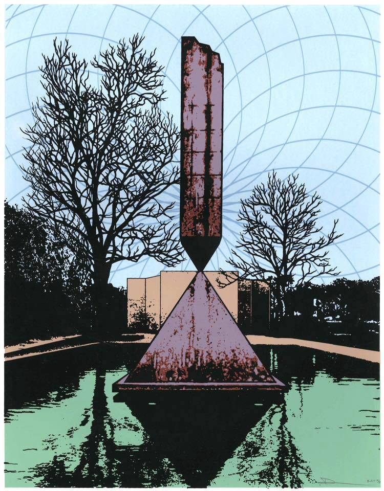 broken obelisk - birdtrash