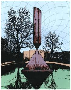 broken obelisk - birdtrash